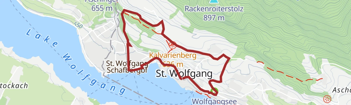 Route map: Kalvarienbergrunde